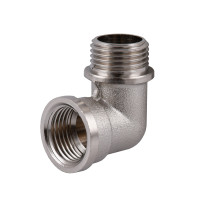 Кутник 1/2″ВЗ нікельований NL333S OPTIMUM
