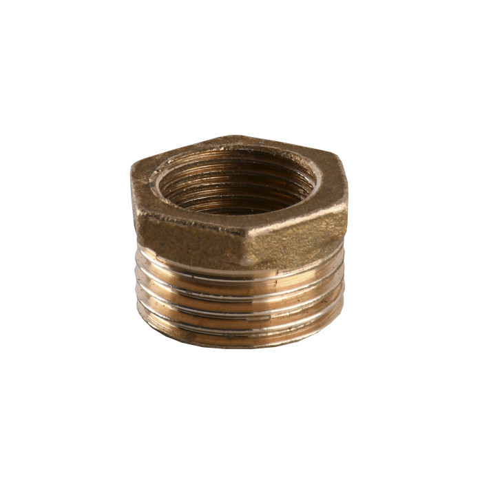 Футорка 1/2″х3/8″ЗВ латунна 701Б