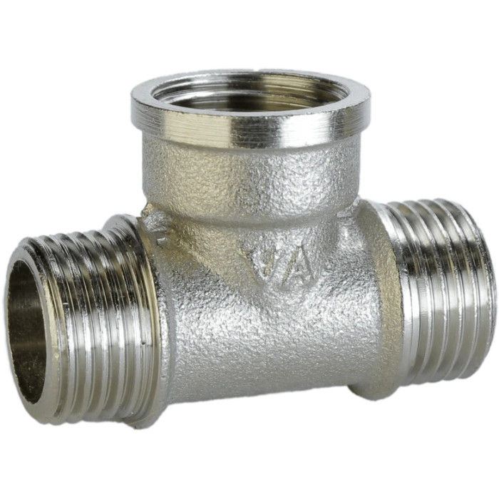 Тройник 1/2″ СВЗ никелированный А0215А(нк)