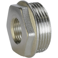 Футорка 1 1/2″х 3/4″ЗВ нікельована А0753А(нк)