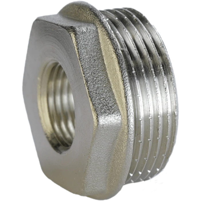 Футорка 1 1/2″х 3/4″ЗВ нікельована А0753А(нк)