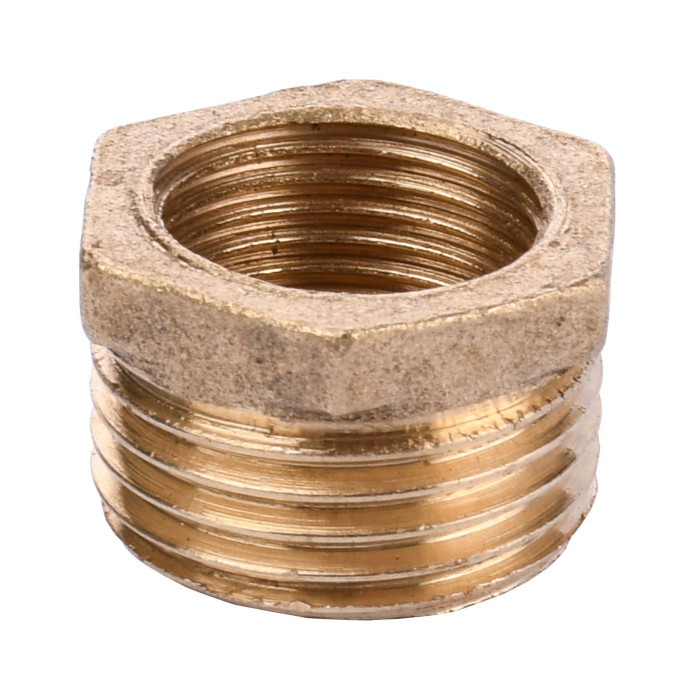 Футорка 1/2″х3/8″ЗВ латунна 701Б