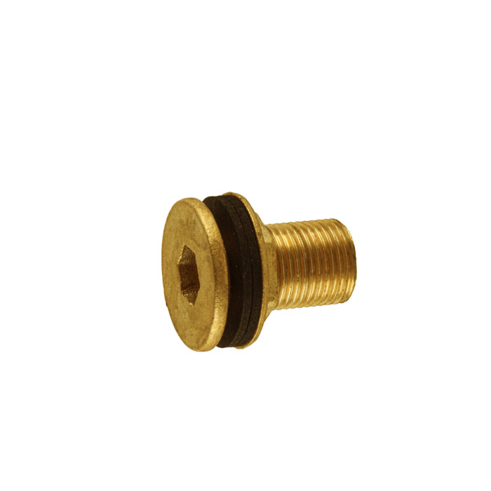 Врезка в бак 1/2″ С латунная 1660Б