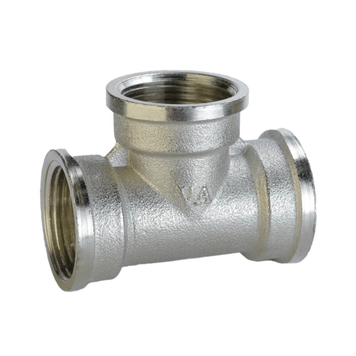 Тройник 3/4″ ВВВ никелированный А0219-1А(нк)