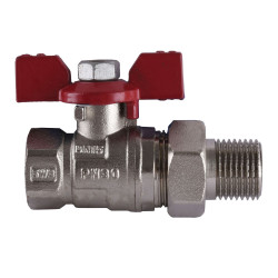 Кран шаровой ARCO 1/2″ SENA 154103 прямой с американкой (754103)