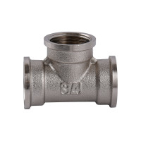 Трійник 3/4″ВВВ нікельований NT441S OPTIMUM