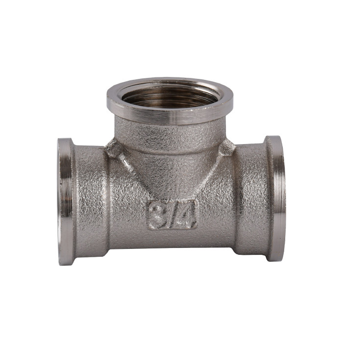 Тройник 3/4″ ВВВ никелированный NT441S OPTIMUM