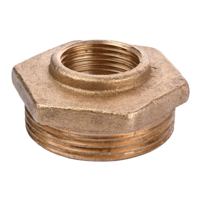 Футорка 1 1/2"х 3/4" ЗВ латунная 724Б