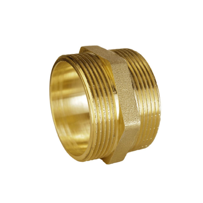 Ніпель 1 1/2″ЗЗ латунний 526-1Б