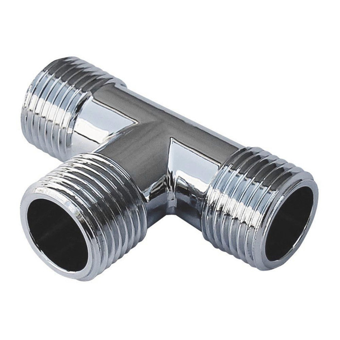 Тройник SOLOMON 1/2″ ЗЗЗ хром 8202