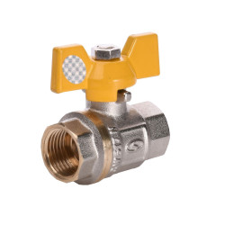 Кран шаровой прямой SOLOMON 1/2″ ВВ ЖБ PN40 B1007