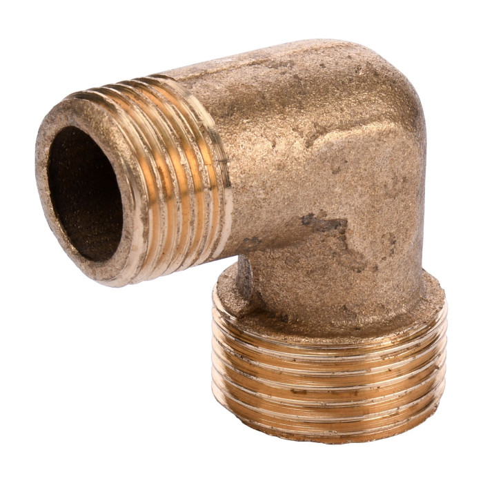 Кутник редукційний 3/4″х1/2″ЗЗ латунний 1010Б