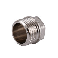 Заглушка 1/2″ С никелированная под пломбу NC302P OPTIMUM