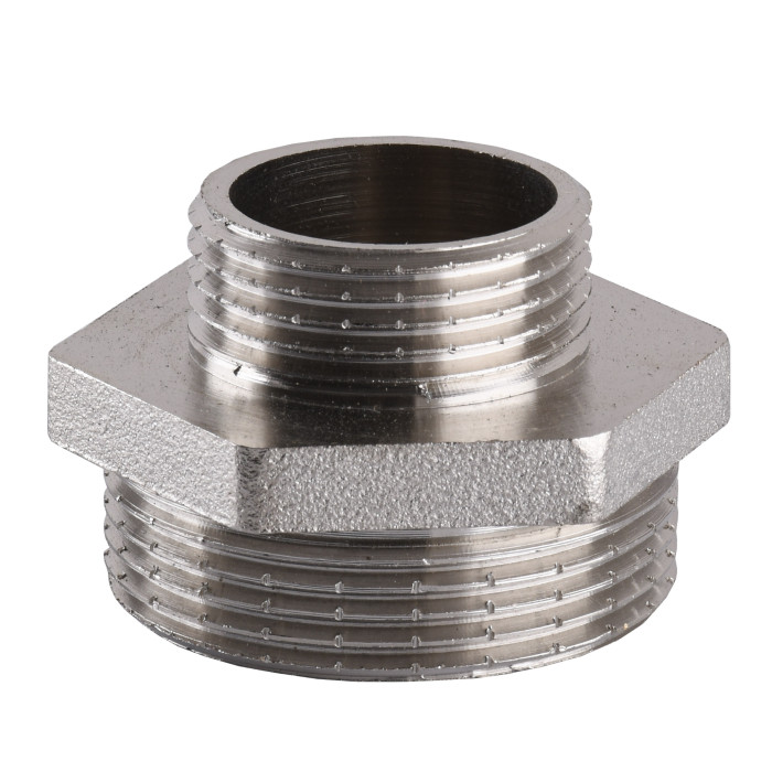 Ніпель редукційний 1 1/2″х 1″ЗЗ нікельований А0509А(нк)