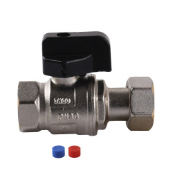 Кран шаровой для котла 3/4″ ARCO 150854 прямой с накидной гайкой.