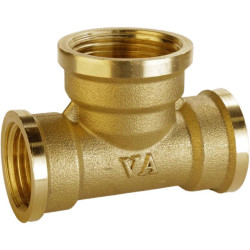 Редукционный тройник 1/2″х3/4″х1/2″ВВВ латунный А0217А