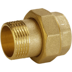 Угон американка прямая 1/2″ВЗ латунная Б0809А