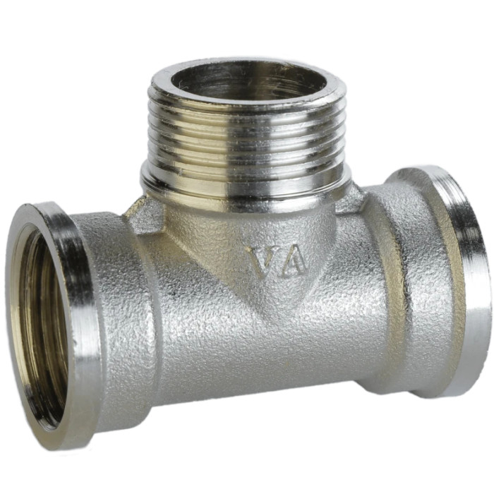Тройник 3/4″ВЗВ никелированный А0252А(нк)