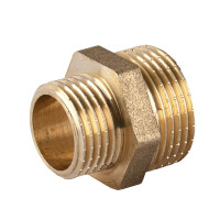 Ниппель редукционный 3/4″х1/2″ЗЗ латунный А0511А
