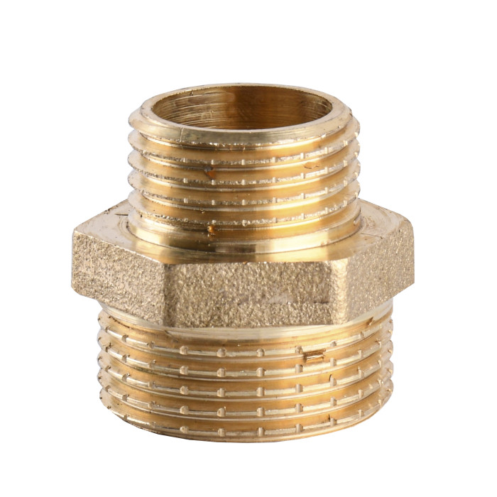 Ніпель редукційний 3/4″х1/2″ЗЗ латунний А0511А