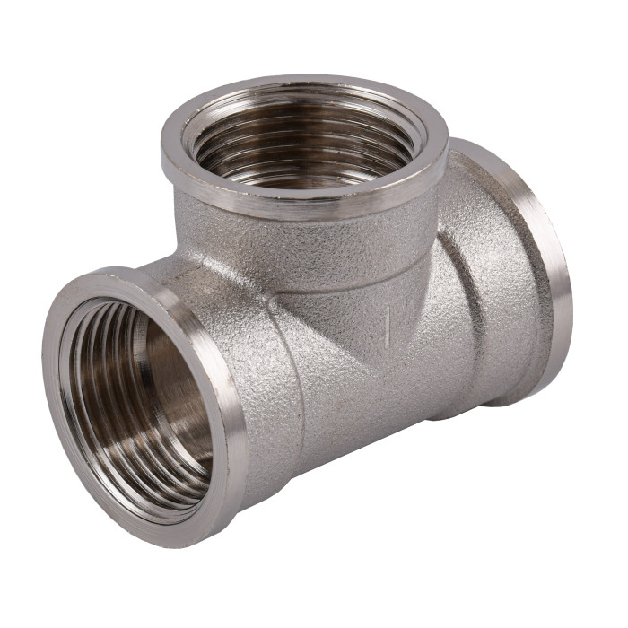 Тройник 1″ВВВ никелированный NT551S OPTIMUM