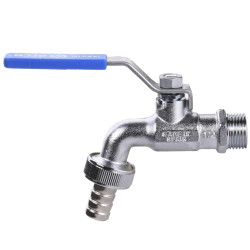 Кран ARCO шаровой для полива 1/2″ 0413 NANO AntiLime длинная ручка