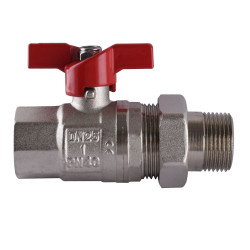 Кран шаровой прямой с американкой SELBA 1″ КБ SL1509