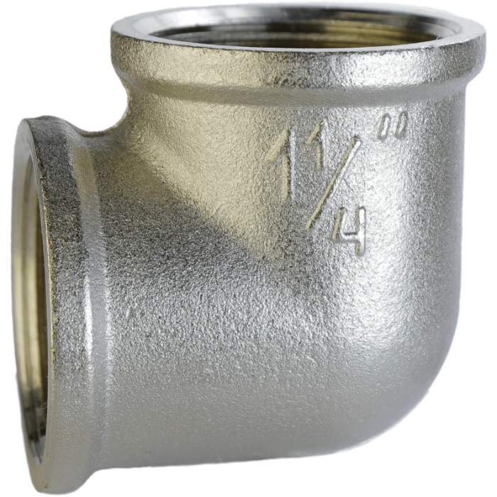 Угольник 1 1/4″ВВ никелированный А0134А(нк)