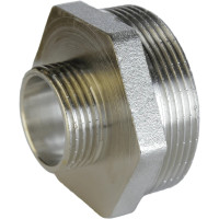 Ніпель редукційний 1 1/2″х 3/4″ЗЗ нікельований А0510А(нк)