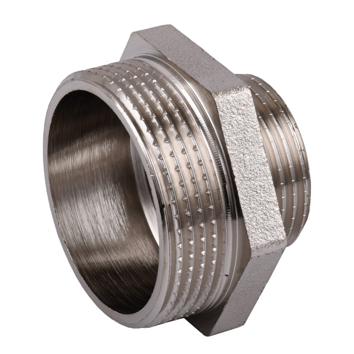 Ніпель редукційний 1 1/2″х1″ЗЗ нікельований NN752S OPTIMUM