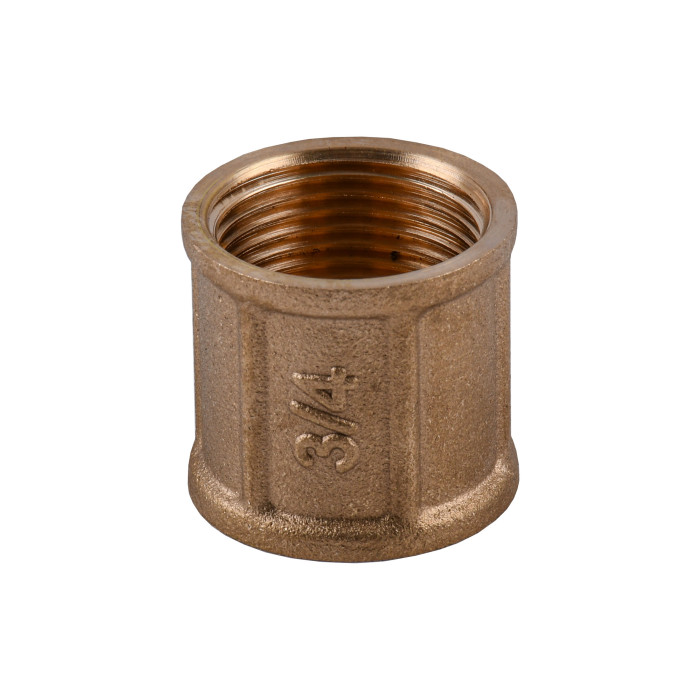 Муфта 3/4″ВВ латунная LM441S OPTIMUM