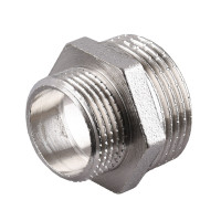 Ніпель редукційний 3/4″х1/2″ЗЗ нікельований А0511А(нк)