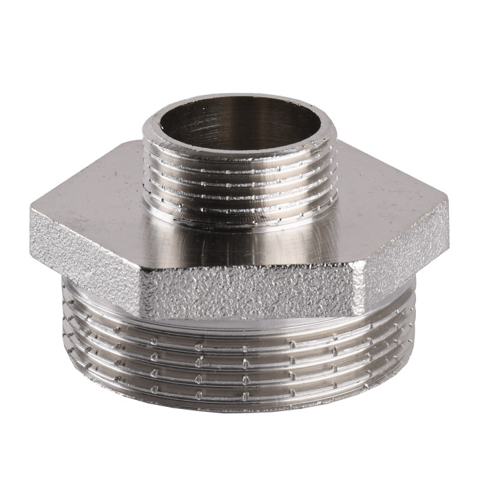 Ніпель редукційний 1 1/2″х 3/4″ЗЗ нікельований А0510А(нк)