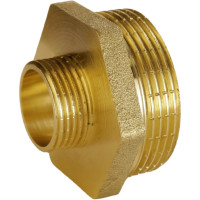 Ниппель редукционный 1 1/4″х 1/2″ЗЗ латунный А0514А
