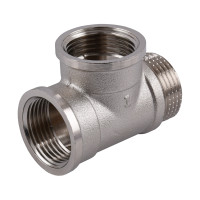 Трійник 1″ВВЗ нікельований NT554S OPTIMUM