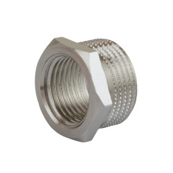Футорка 3/4″х1/2″ЗВ никелированная А07002А(нк)