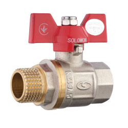 Кран шаровой прямой SOLOMON 1/2″ ЗВ КБ PN40 B1008