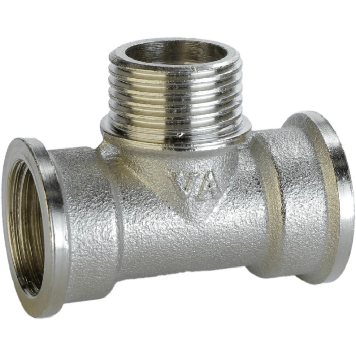 Тройник 1/2″ВЗВ никелированный А0211А(нк)