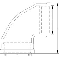 Кутник VIEGA 3090  1 1/2″ ВВ (269197)