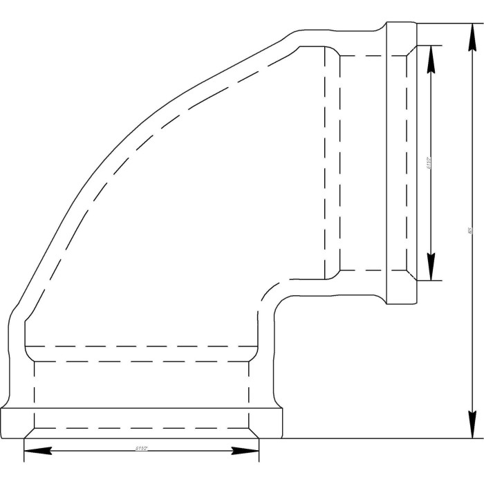 Угольник VIEGA 3090 1 1/2″ ВВ (269197)