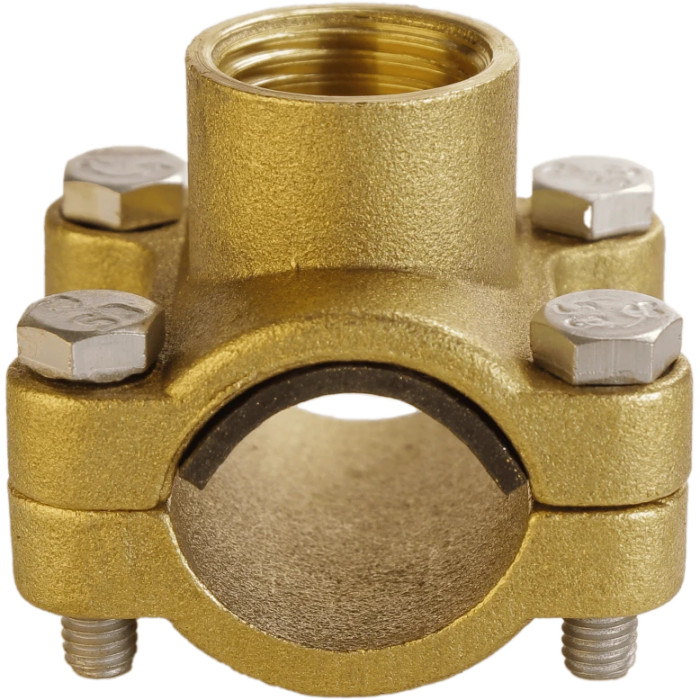 Врізання в трубу 3/4″(Ø27мм)х1/2″В латунне посилене Б3802А