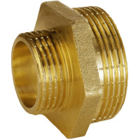Ниппель редукционный 2″х 1 1/4″ ЗЗ латунный А0544А