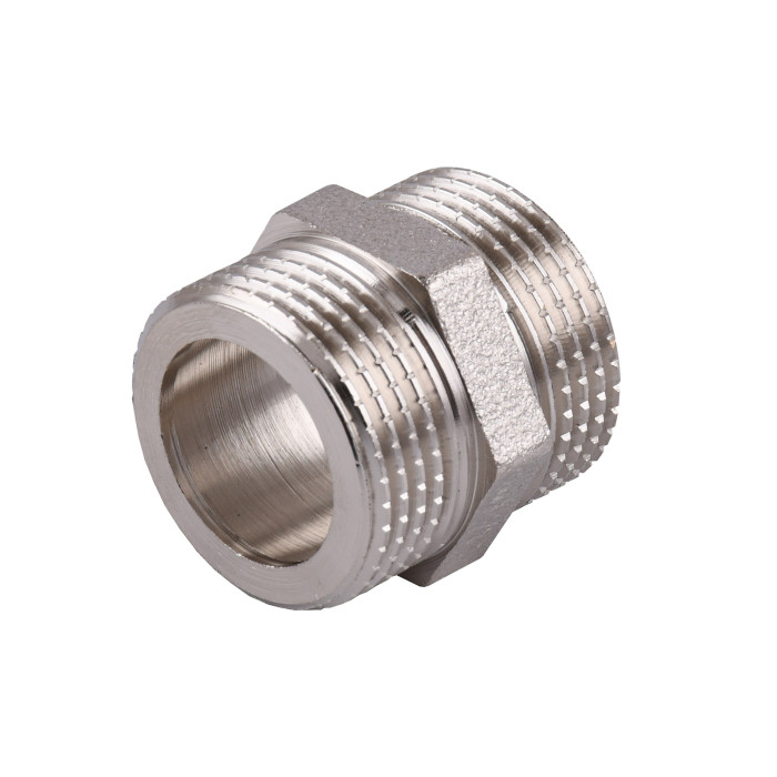 Ніпель 3/4″ЗЗ нікельований під прокладку NN442G OPTIMUM