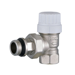 Кран радиаторный угловой Q PROFESSIONAL 1/2″ NV-QP5007 под ключ с уплотнителем