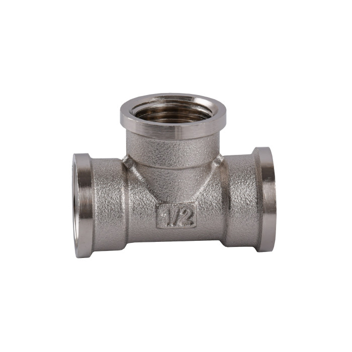 Тройник 1/2″ никелированный NT336S OPTIMUM