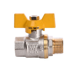 Кран шаровой прямой SOLOMON 1/2″ ЗВ ЖБ PN40 B1008