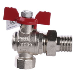 Кран шаровой ARCO 1/2″ SENA 154303 угловой с американкой (754303)