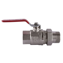 Кран шаровой прямой с американкой SELBA 1 1/4” КР SL1509