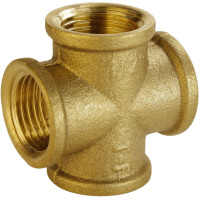 Хрестовина 1/2″ВВВВ латунна А4601-1А