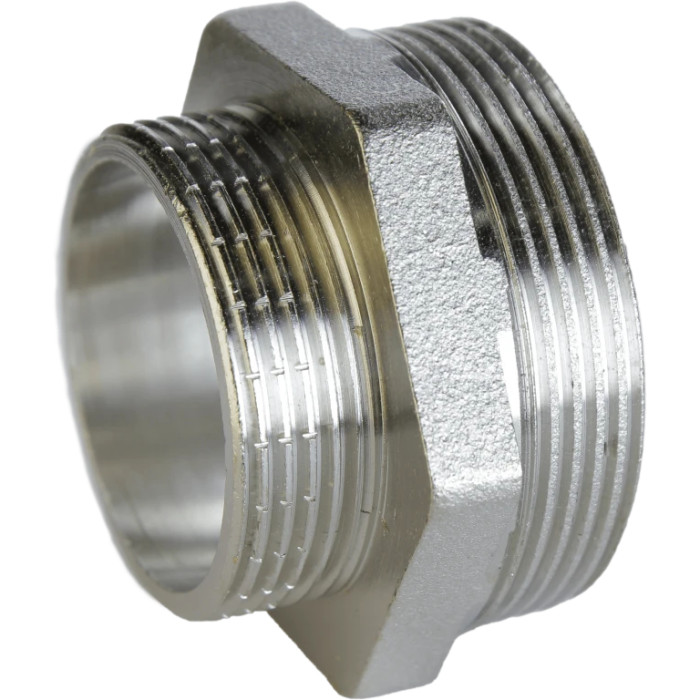 Ниппель редукционный 2″х1 1/2″ЗЗ никелированный А0545А(нк)